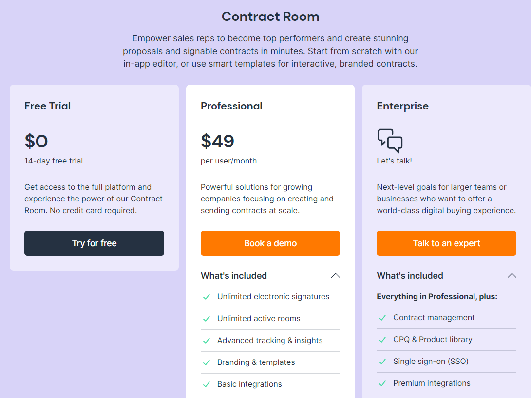 GetAccept Contract Room