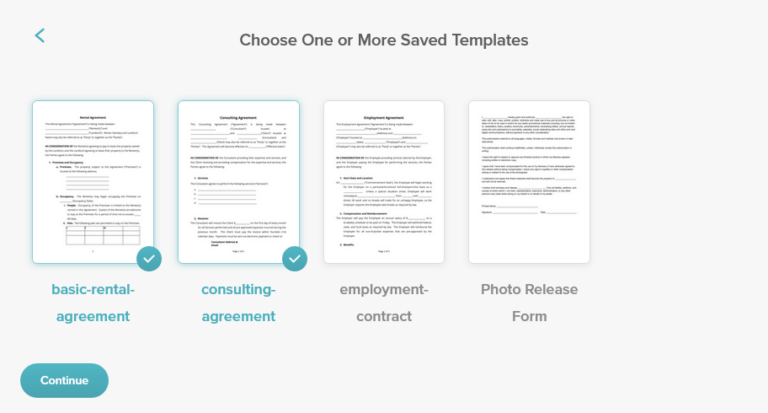 SignWell Contract Creation