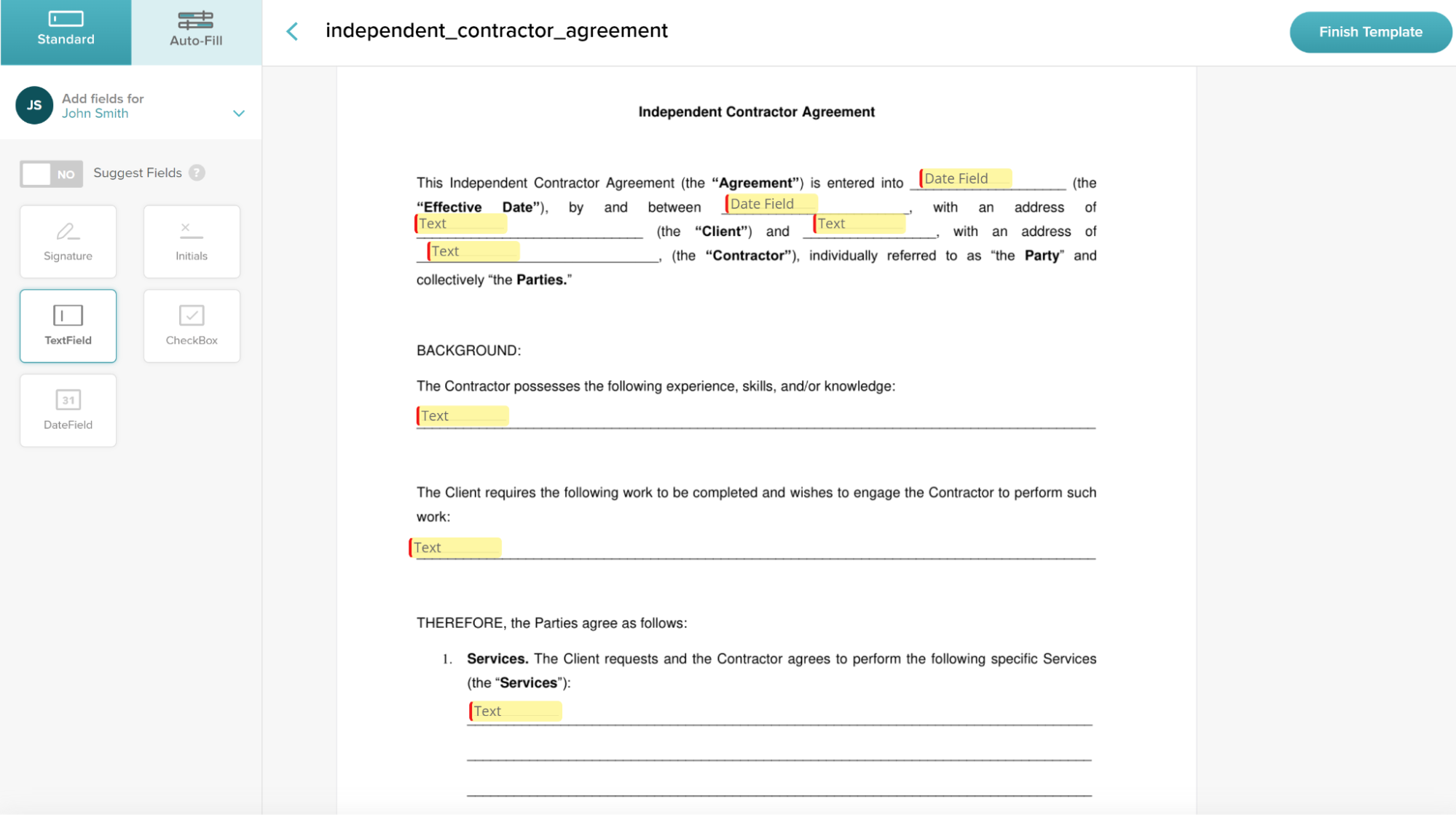 SignWell E-Signature Tool