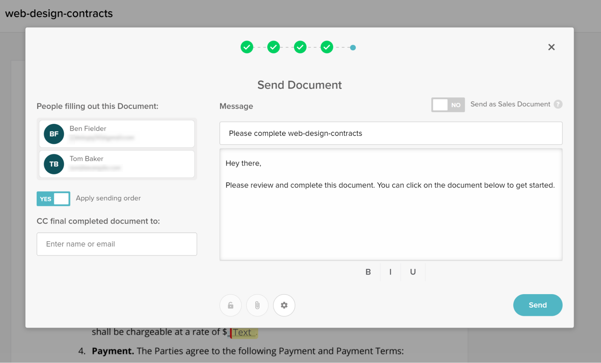 contract signing order