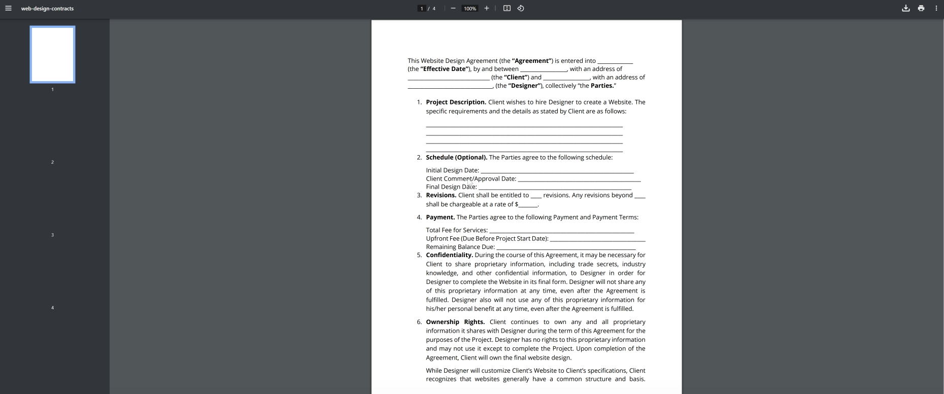 electronic signature contract