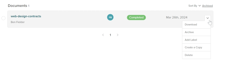 electronic signature contract download