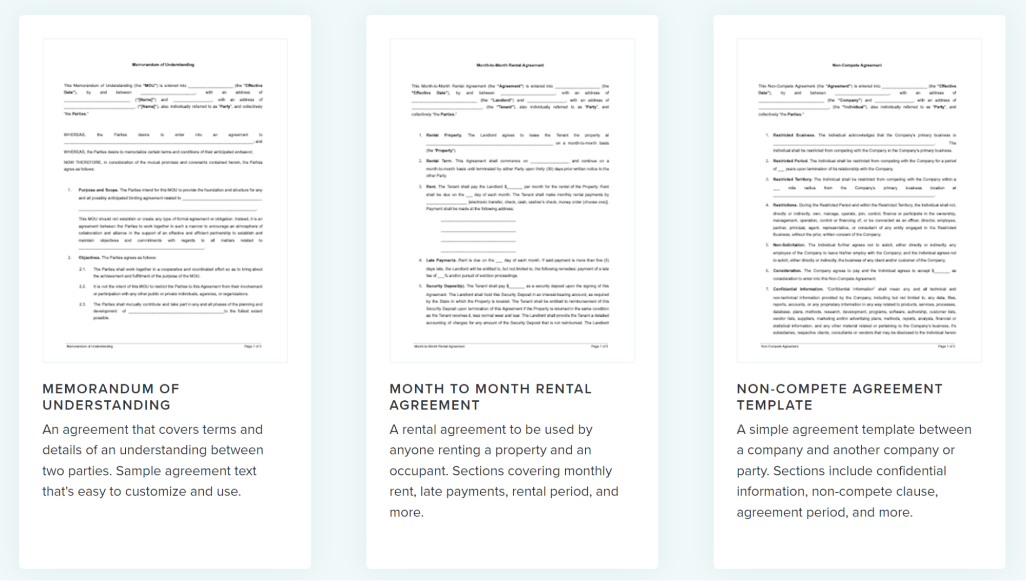 Document Templates