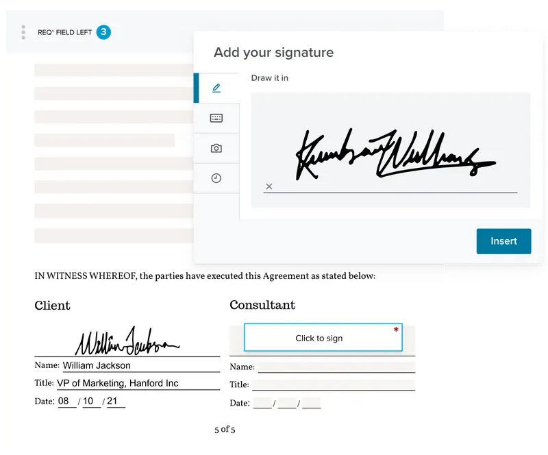 SignWell E-Signing