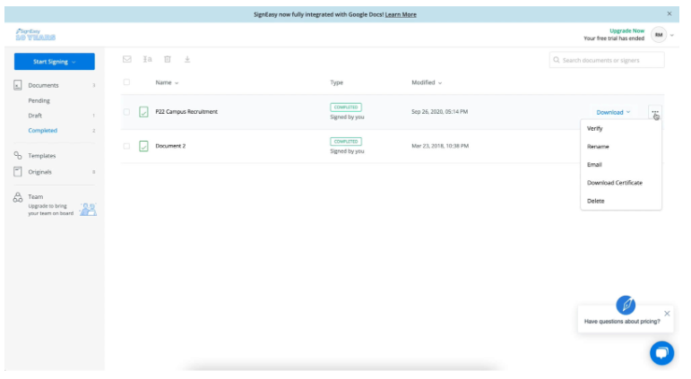 docusign alternative