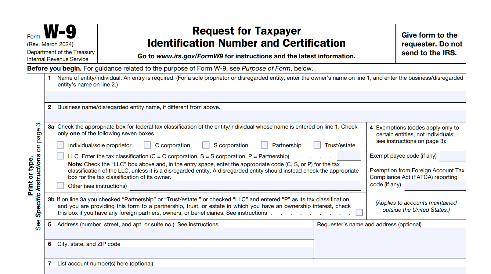 download w-9 form