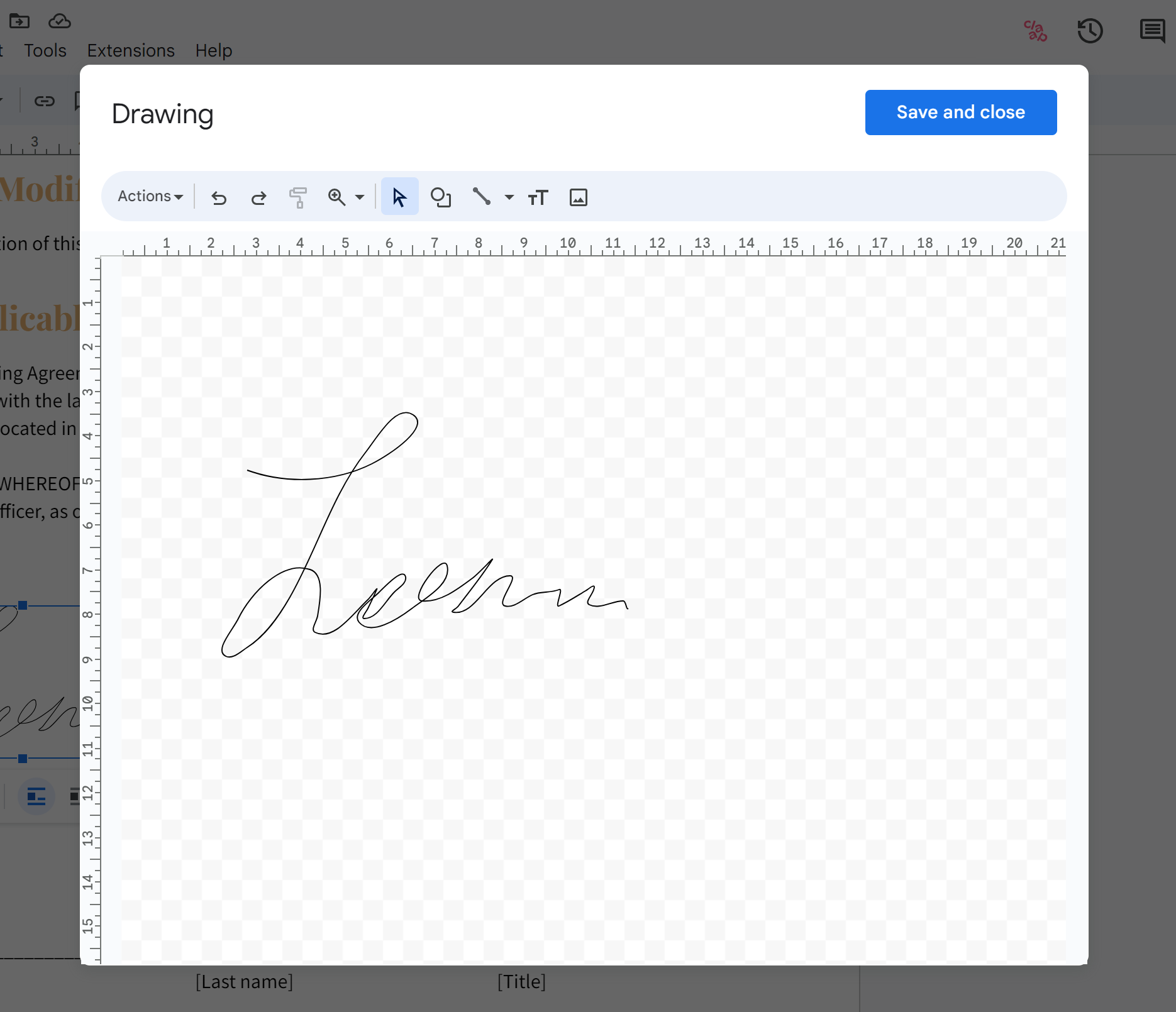 google docs drawing tool