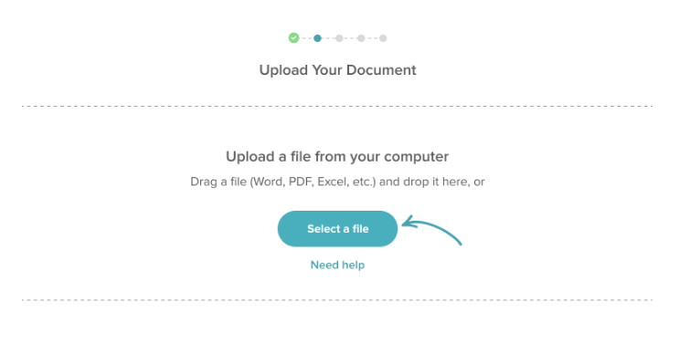 signwell document upload file selection