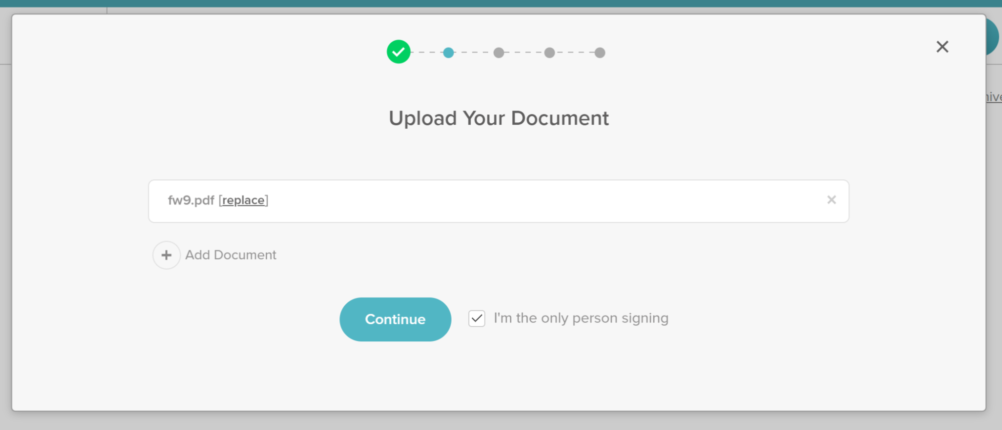 signwell only person signing