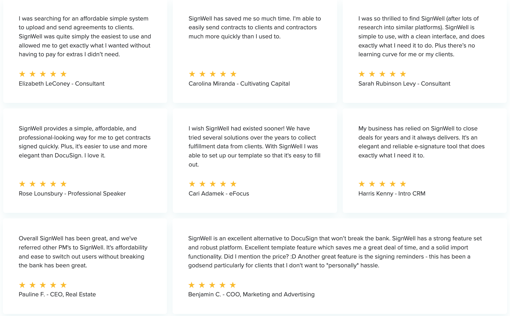 signwell healthcare esignature