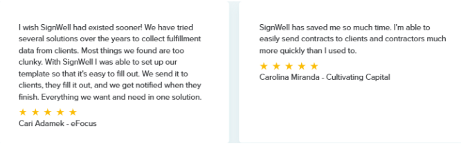 electronic signatures