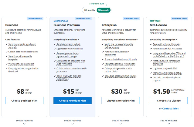 signnow pricing